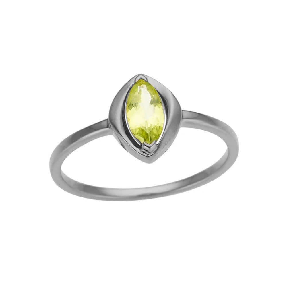 Peridot Marquise Ladies Ring
