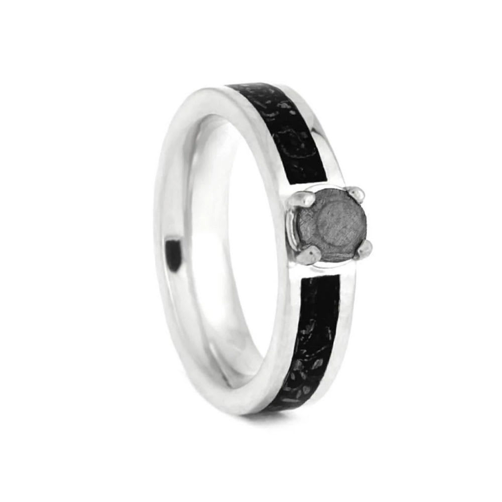 Sikhote Alin Meteorite Ring - Crystal Jewellery - Conscious Stones