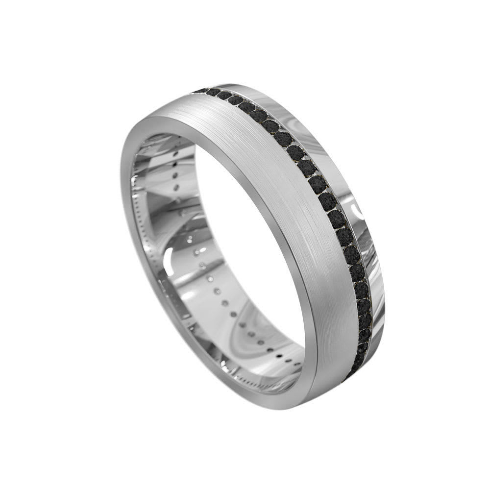 Black Diamonds Mens Ring