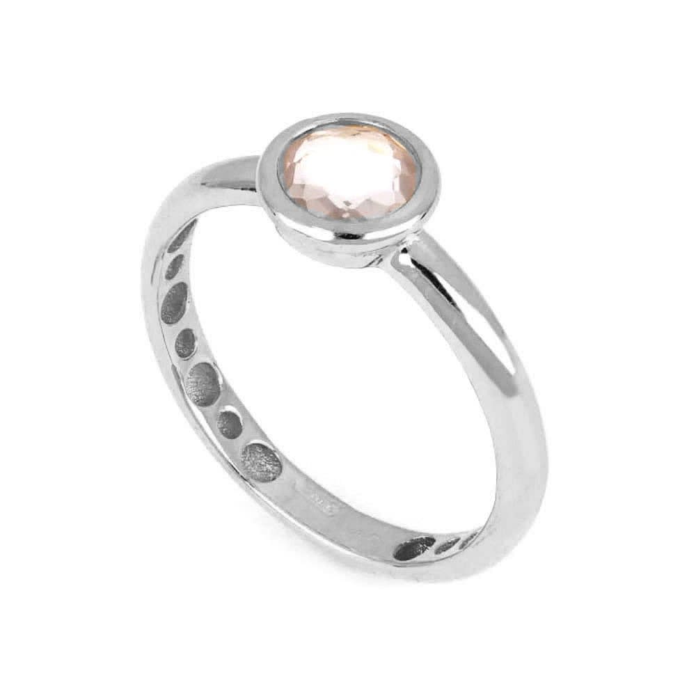 Rose Quartz Womens Ring