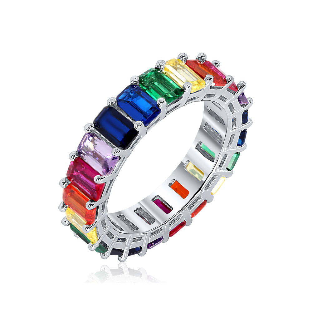 Eternity Rainbow Ring