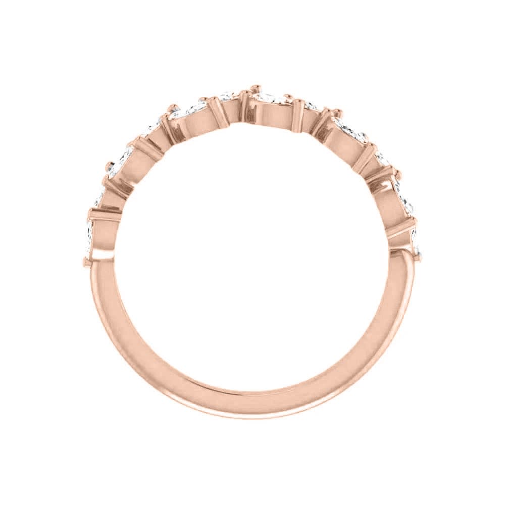 Diamond Leaf Bail Ring