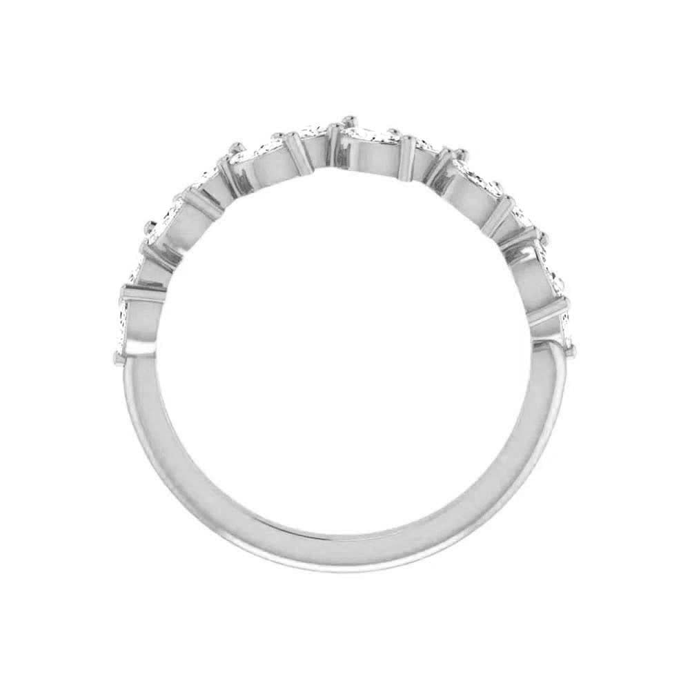 Diamond Leaf Bail Ring