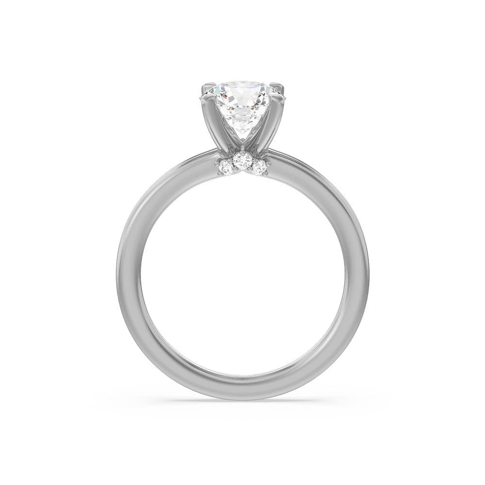 Round Classic Lab Diamond Engagement Ring