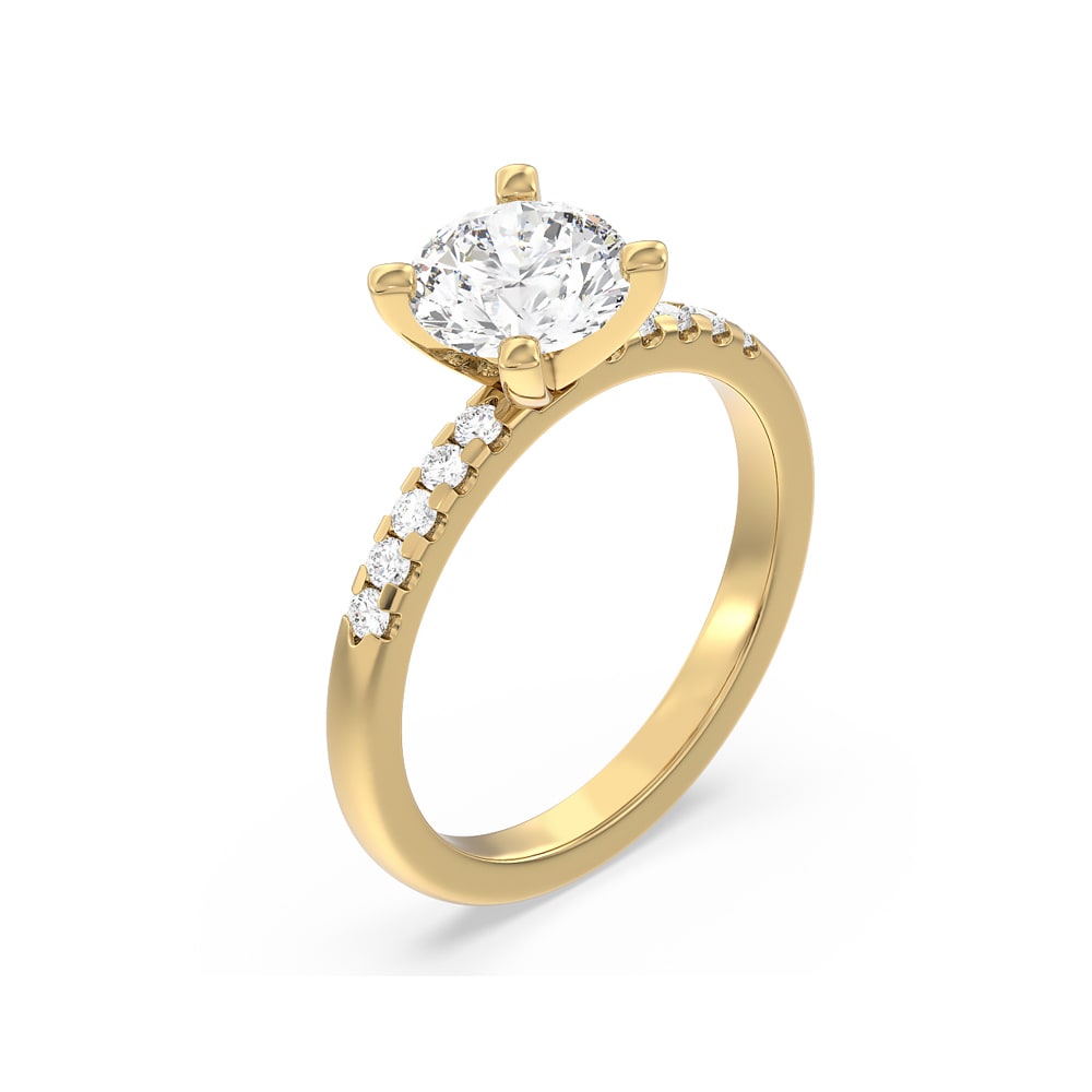 Womens Classic Lab Diamond Engagement Ring | Temple & Grace AU