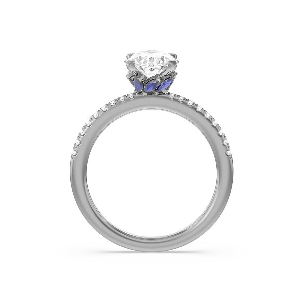 classic pave Engagement Ring