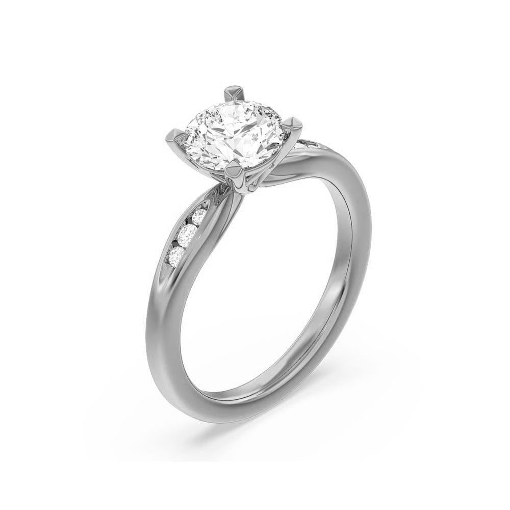 Round Brilliant Cut Engagement Ring