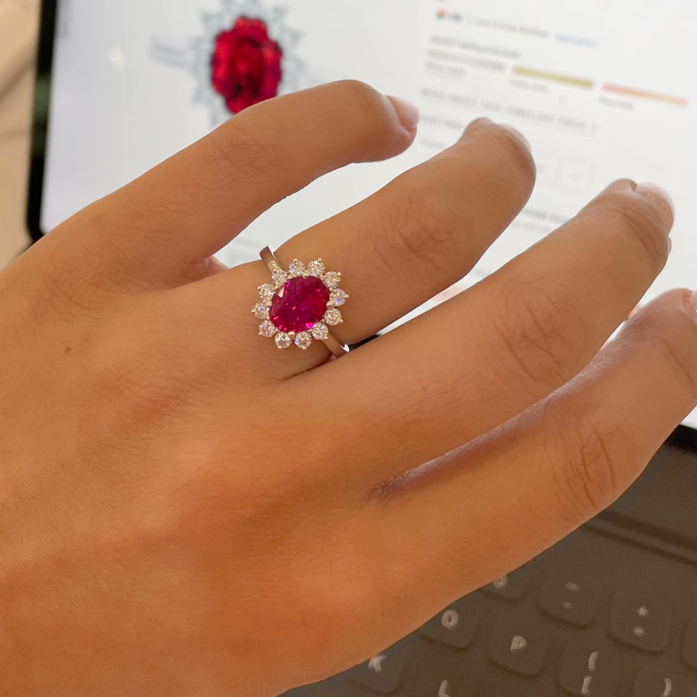 Ruby Engagement Ring | Temple & Grace AU