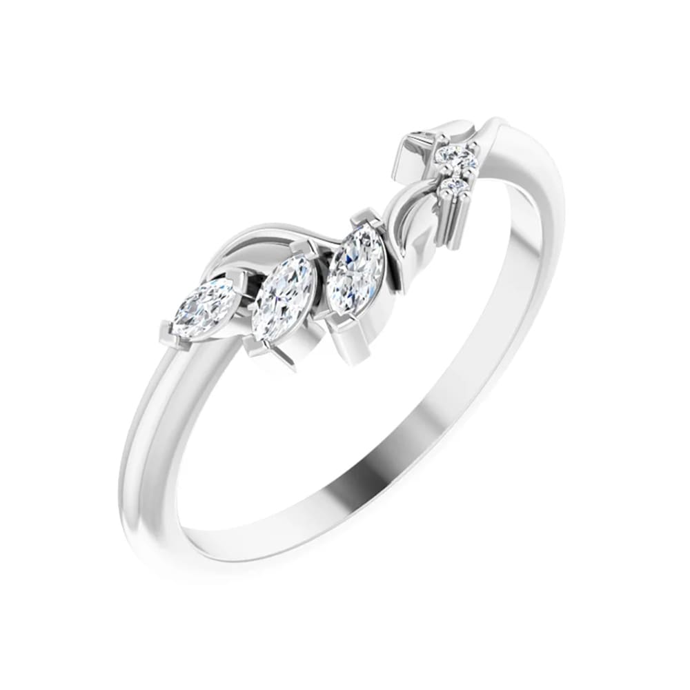 Diamond tiara wedding ring