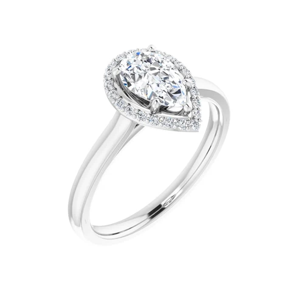 Pear Shaped engagement ring