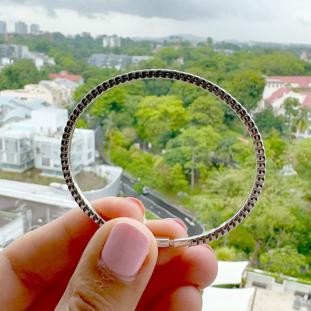 2carat diamond bangle