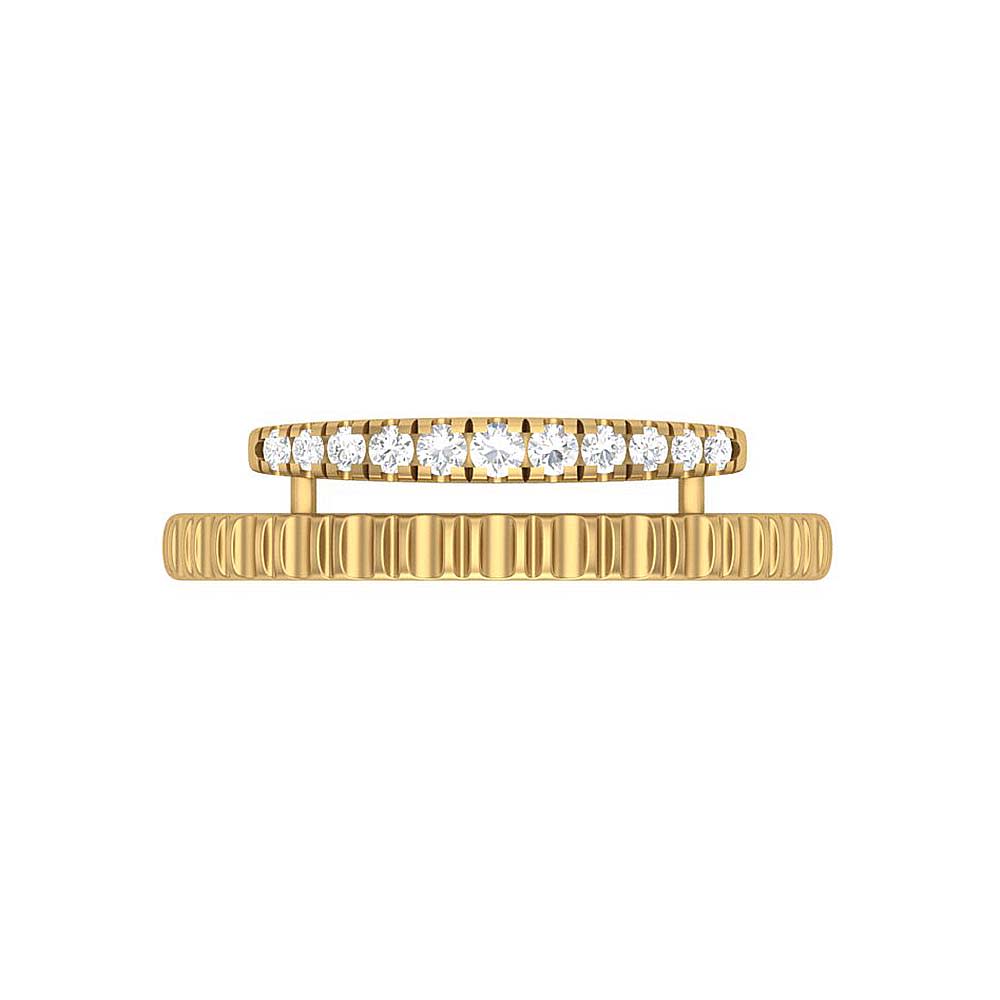 Diamond and Gold Wedding ring