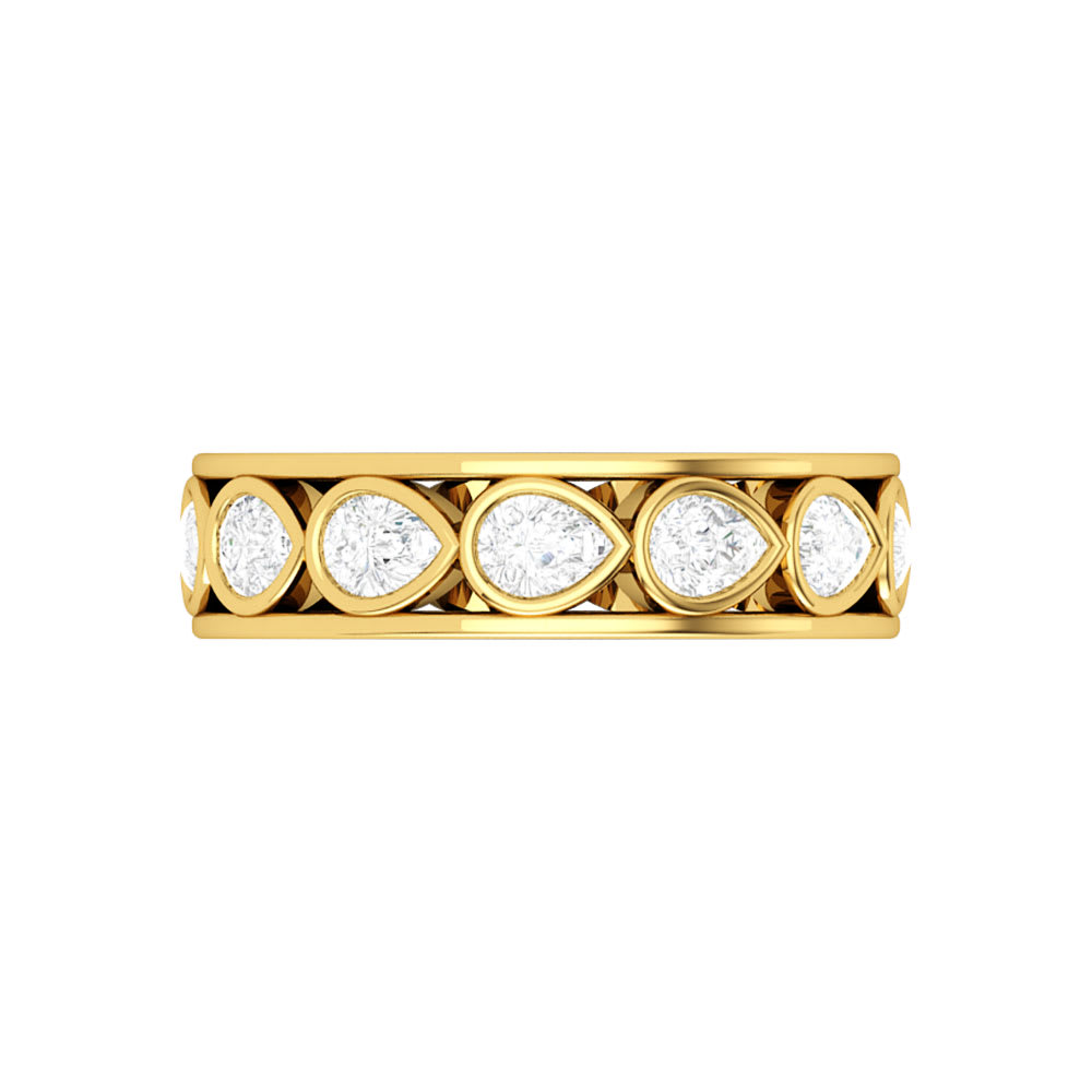 Pear Shape Diamond Wedding Ring