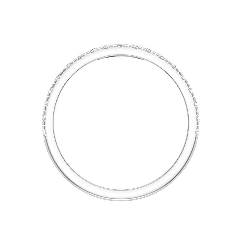 Initial ring 18ct