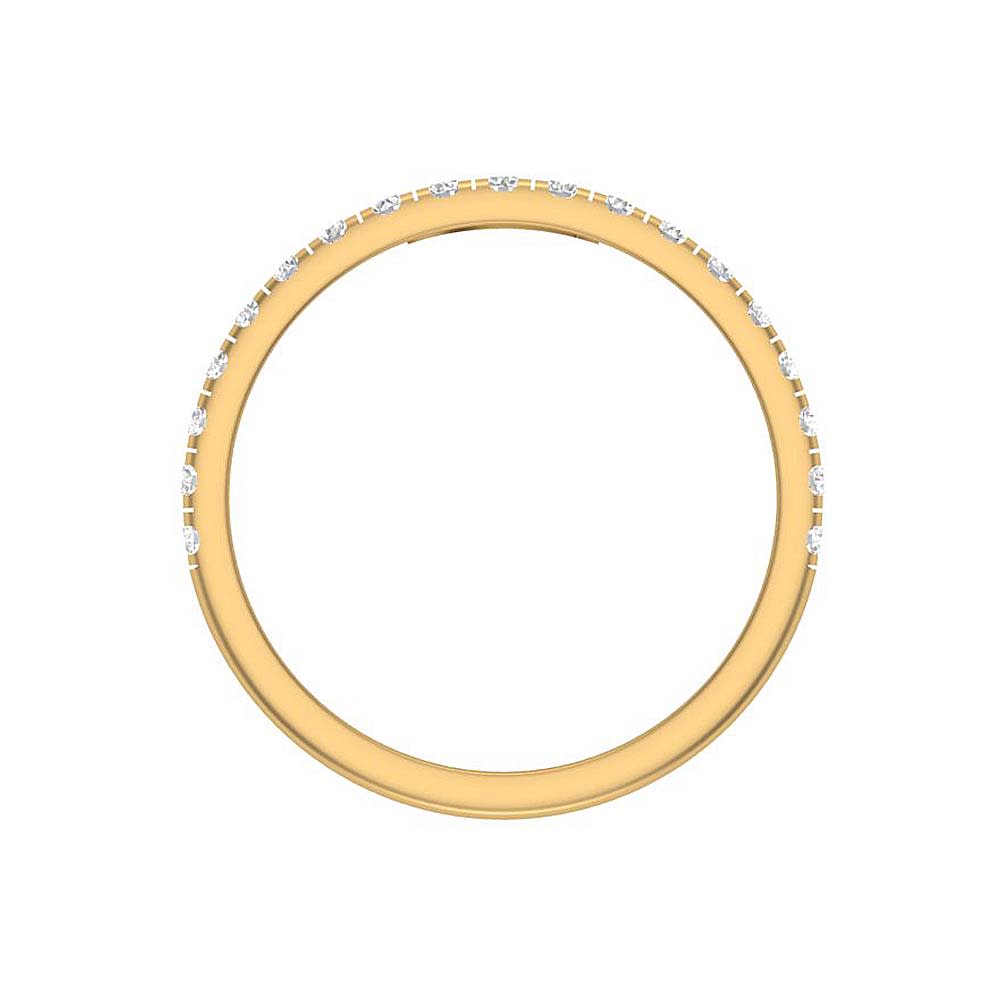 Initial ring 18ct