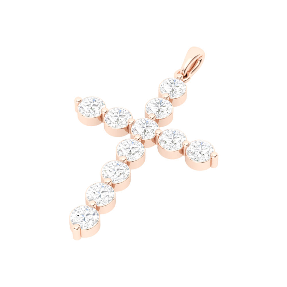 Diamond Brilliant cut cross