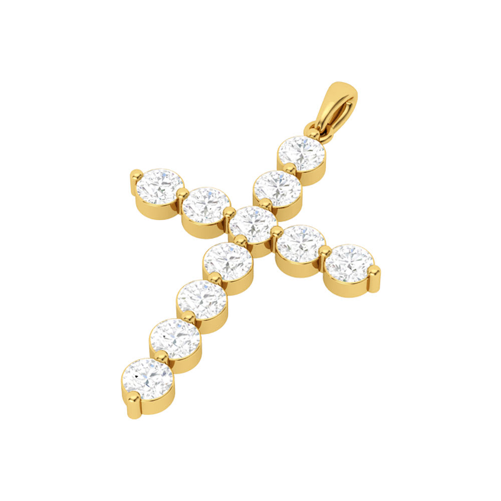 Diamond Brilliant cut cross