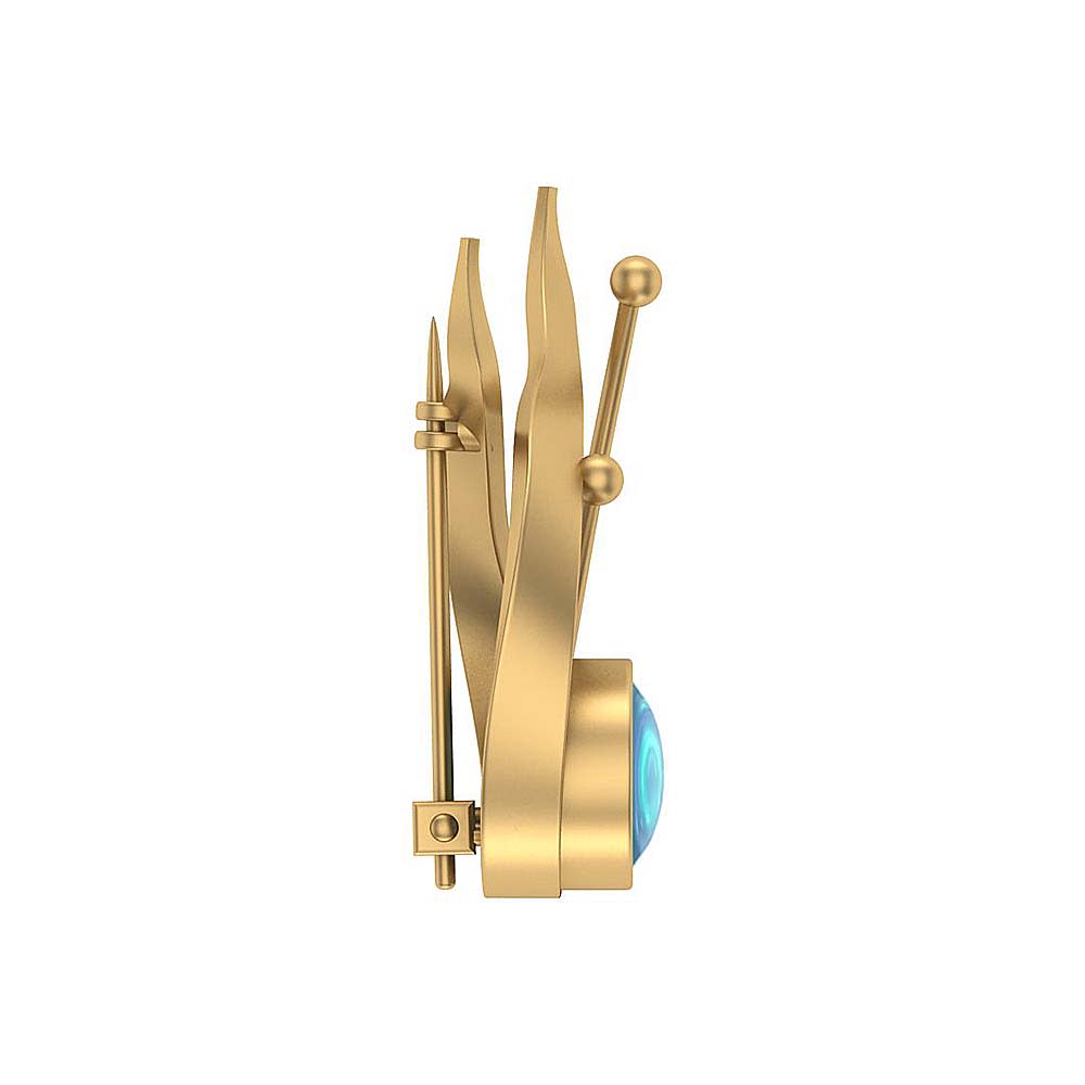 Natural Triplet Opal brooch