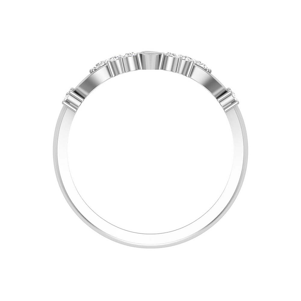 Curved Celtic Diamond band