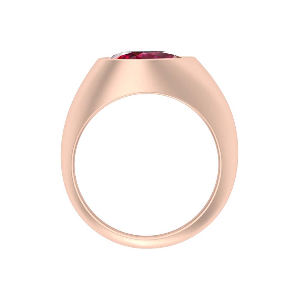 Solid gold and Better Natural Ruby ring