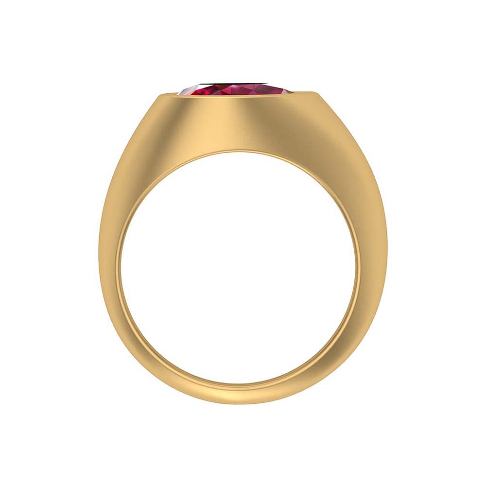Solid gold and Better Natural Ruby ring