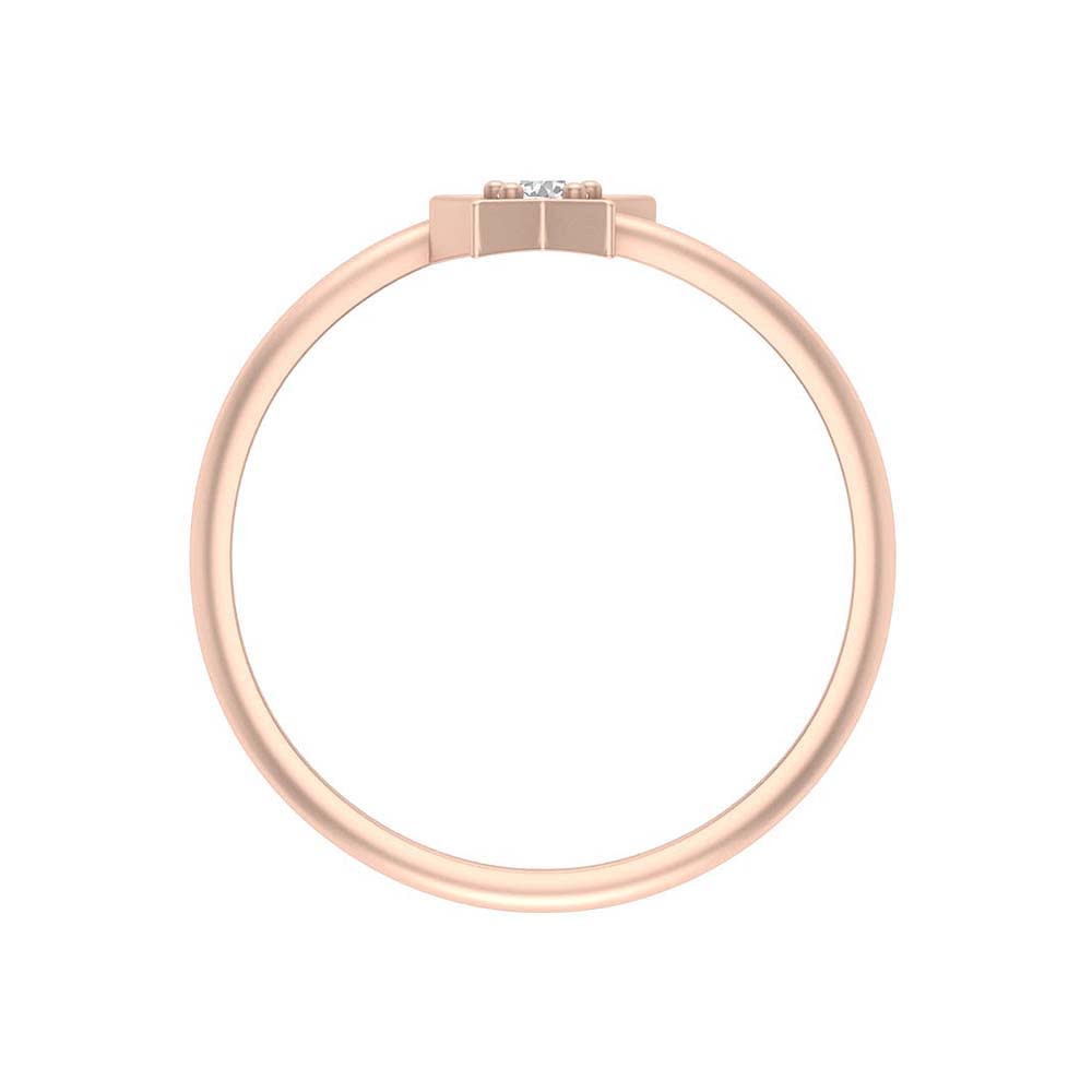 Diamond Star stacker ring