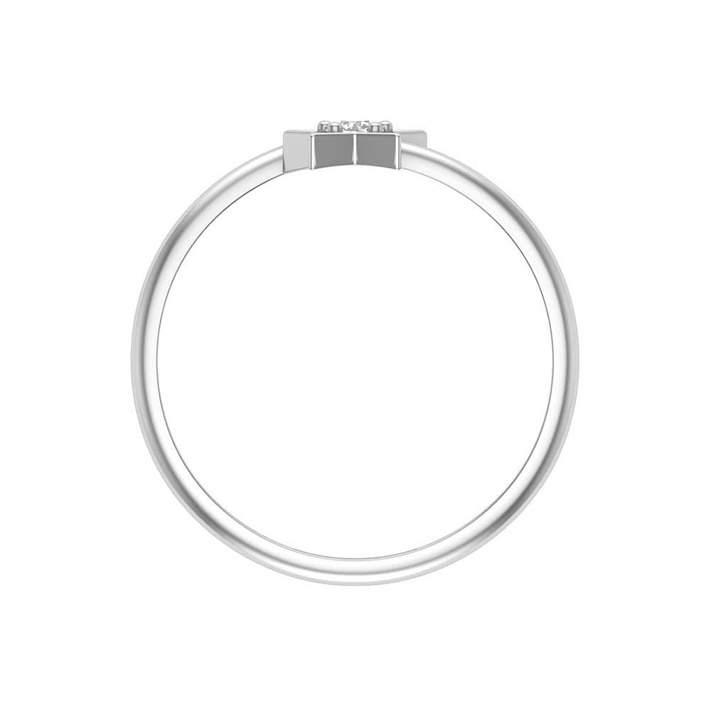 Diamond Star stacker ring