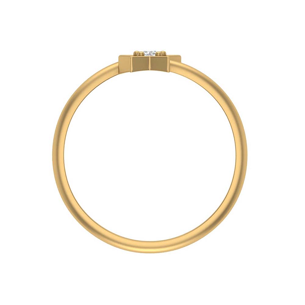 Diamond Star stacker ring