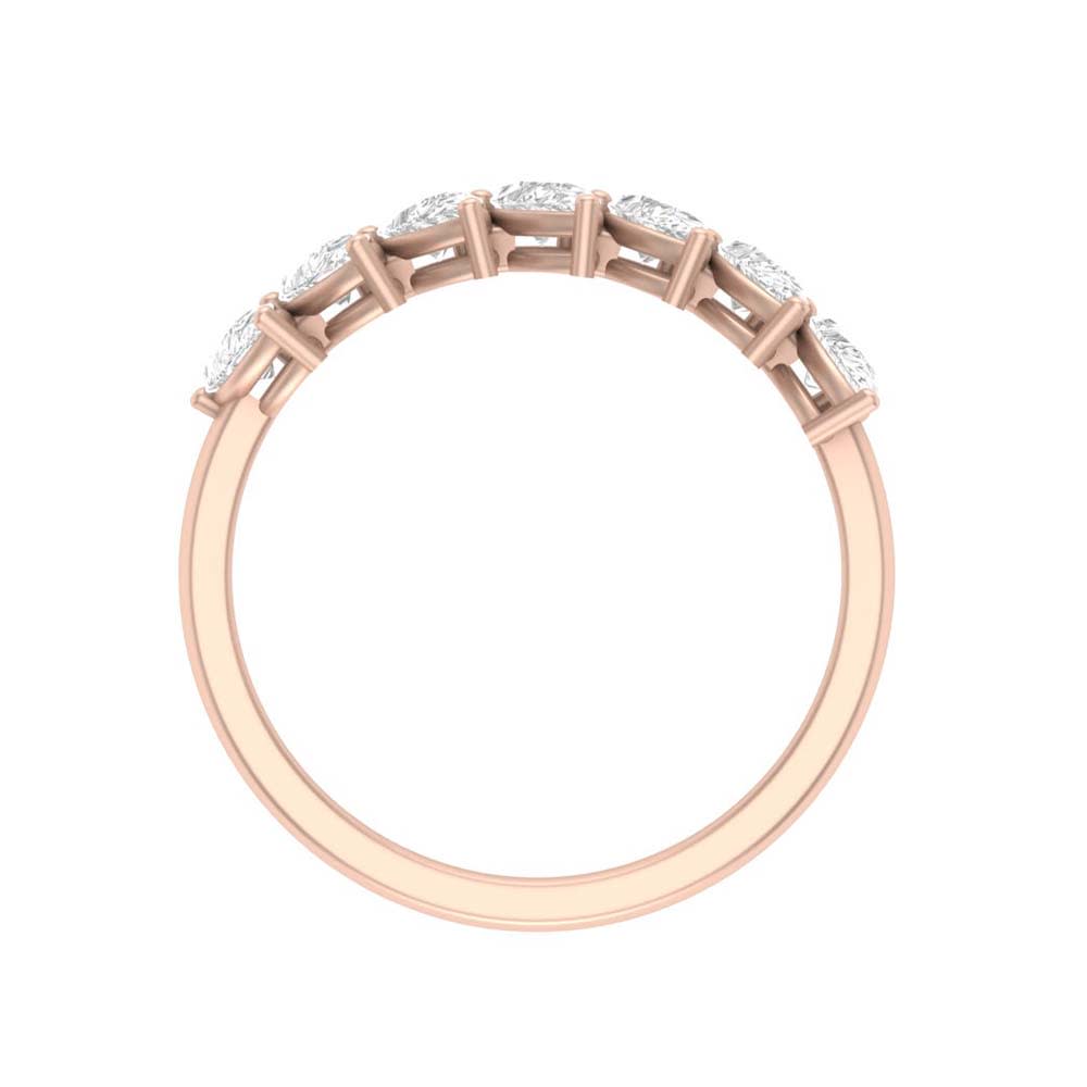 Stunning Natural diamonds 1ct in tw Pear Shape band