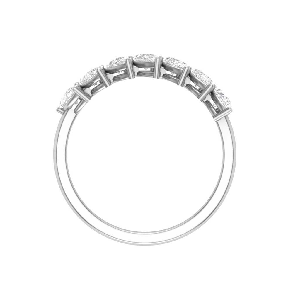 Stunning Natural diamonds 1ct in tw Pear Shape band