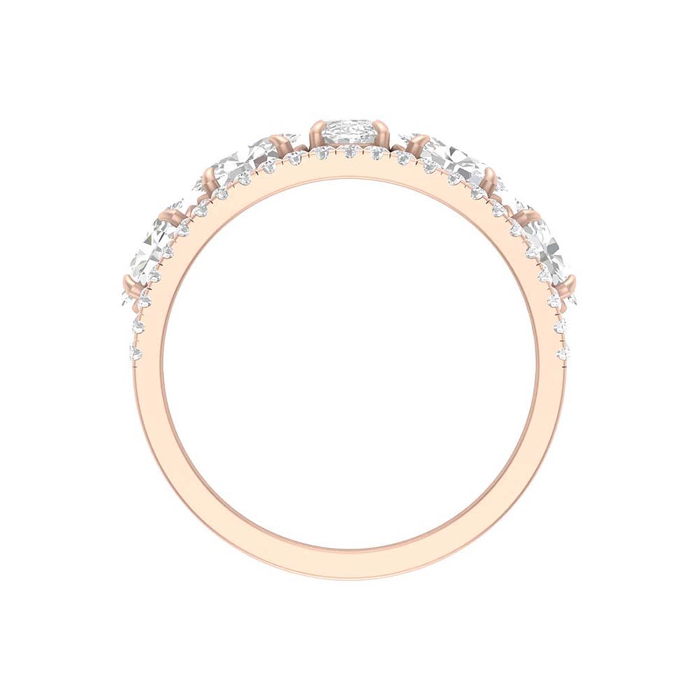 Lab Grown 5 Diamond ring