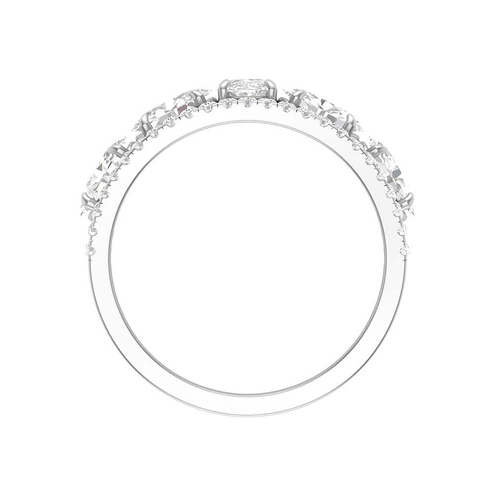 Lab Grown 5 Diamond ring