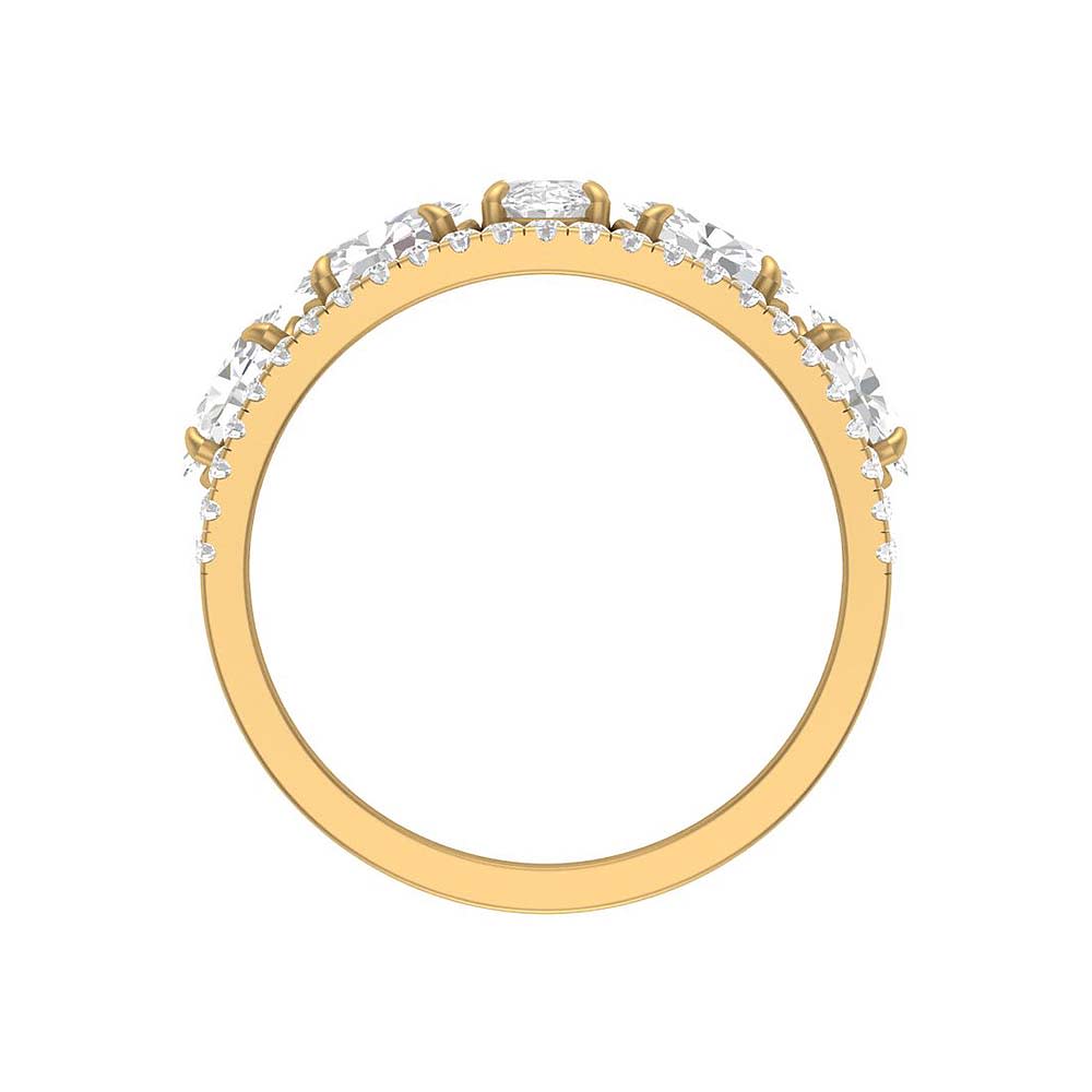 Lab Grown 5 Diamond ring