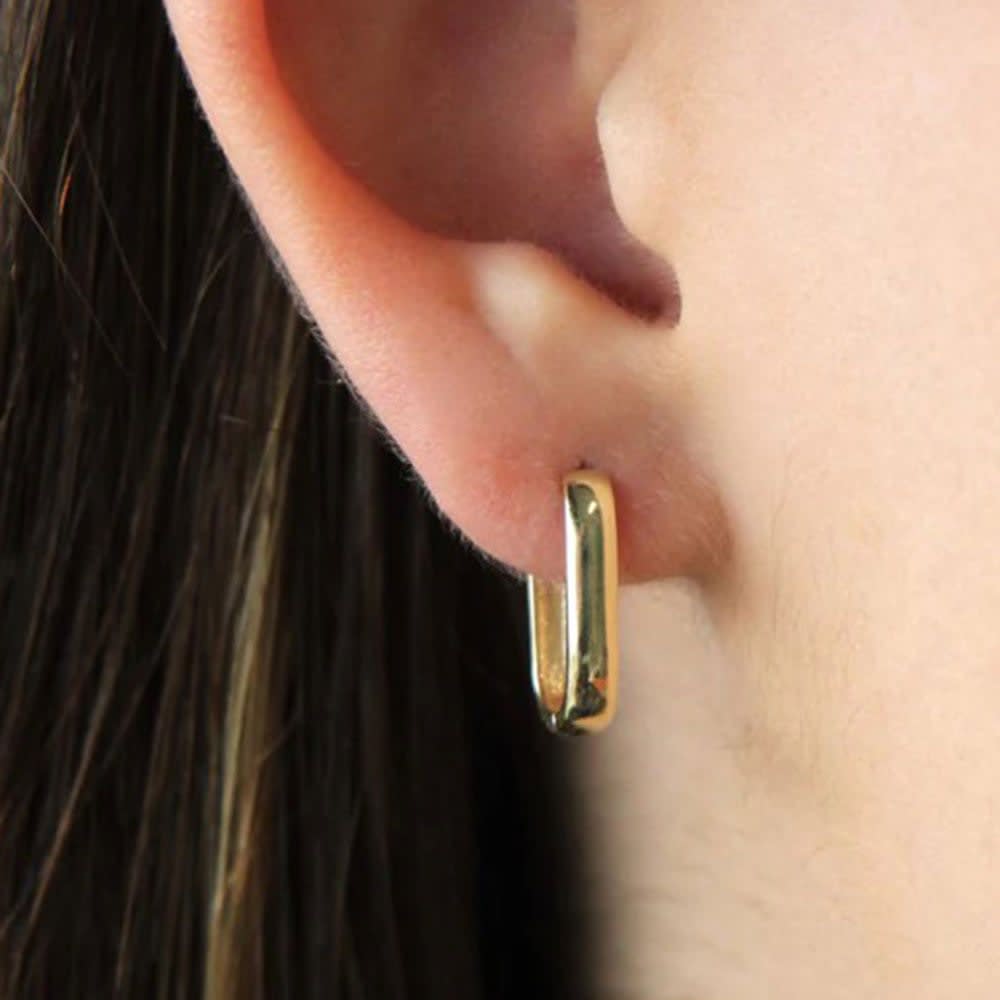 Classic Yellow Gold Huggies