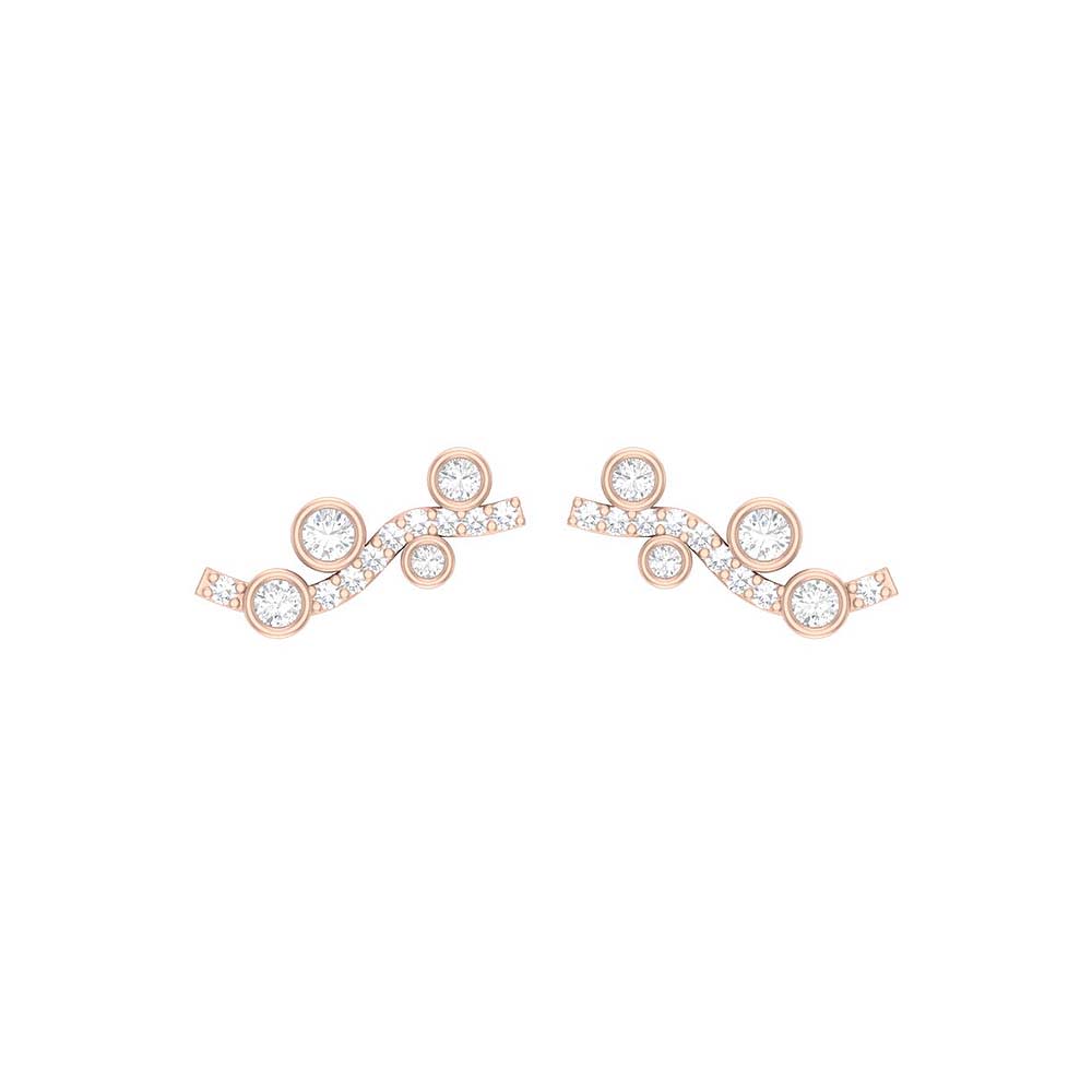 Diamond Wave earrings
