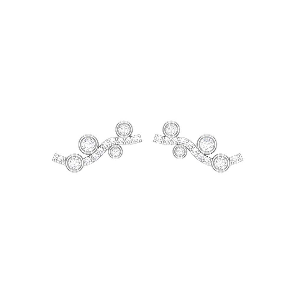 Diamond Wave earrings