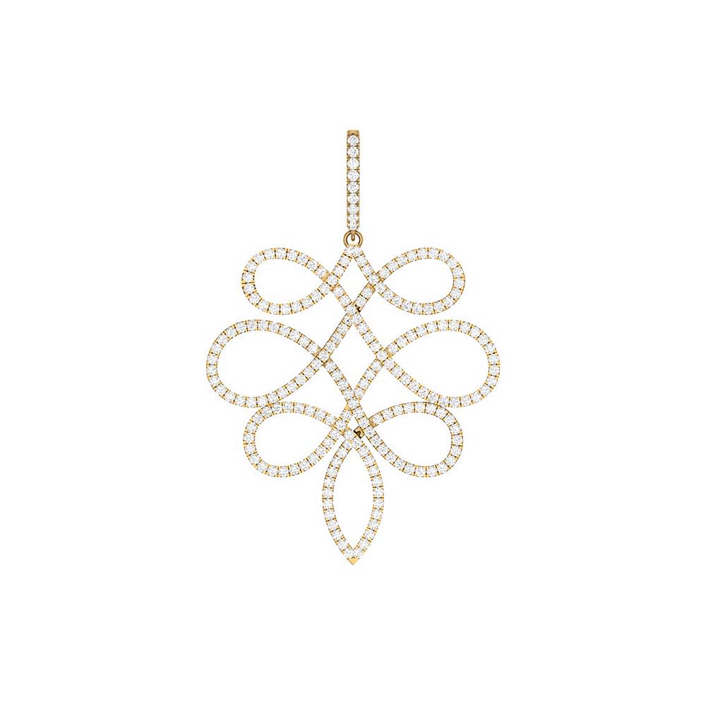 Elegant dangle loop earrings