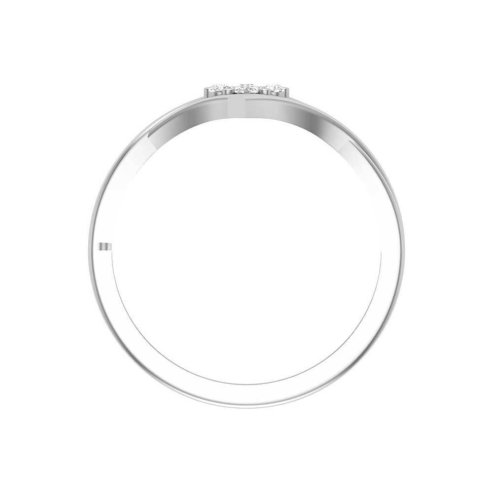 Enclosed Rosetta diamond ring