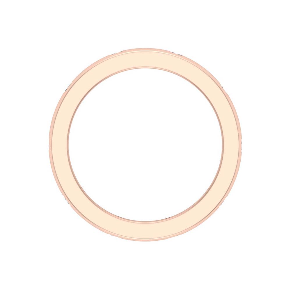 Solid baggete diamond band