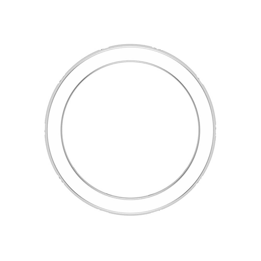 Solid baggete diamond band