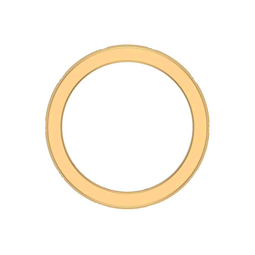 Solid baggete diamond band