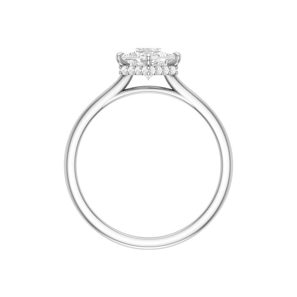 Dutch Lab Marquise cut with hidden halo