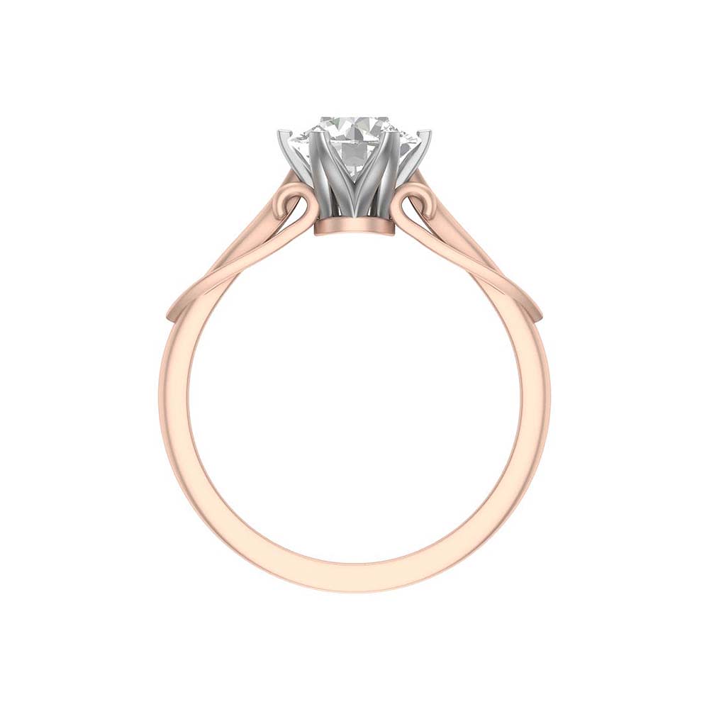 Timeless solitaire natural diamond