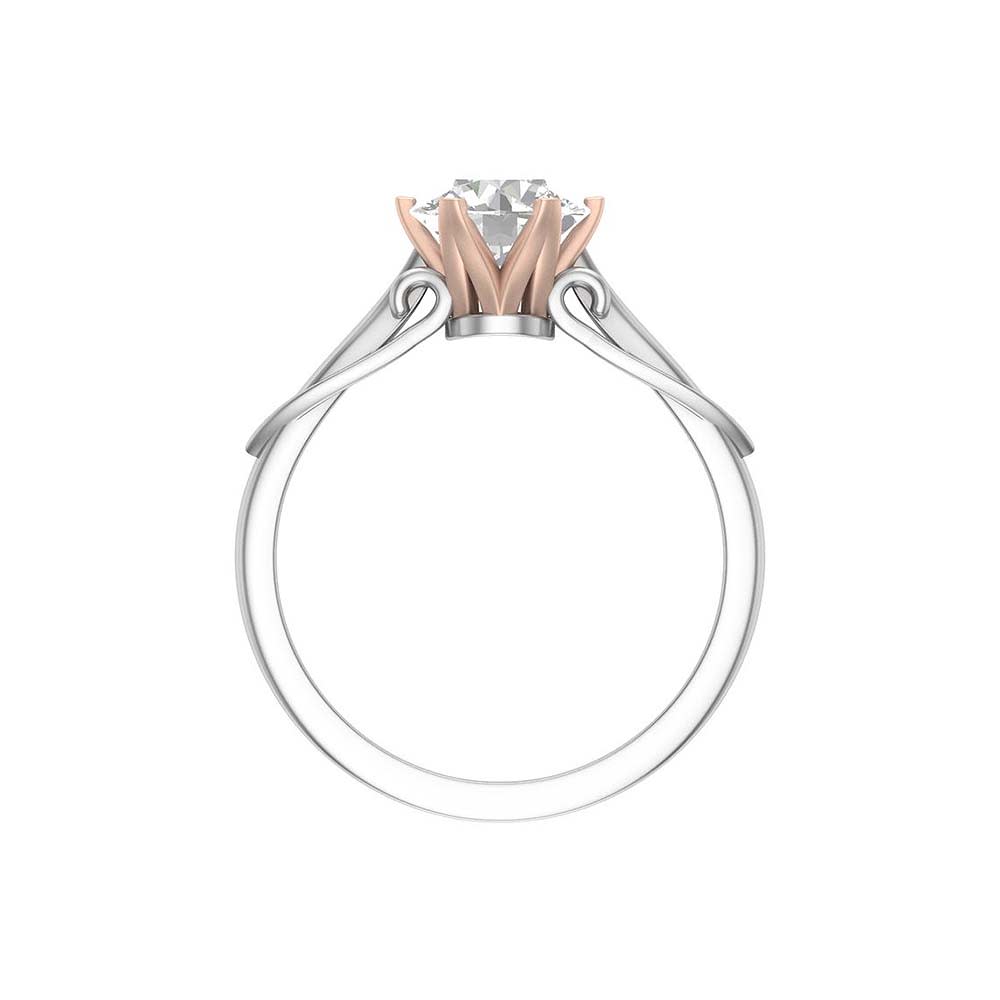 Timeless solitaire natural diamond