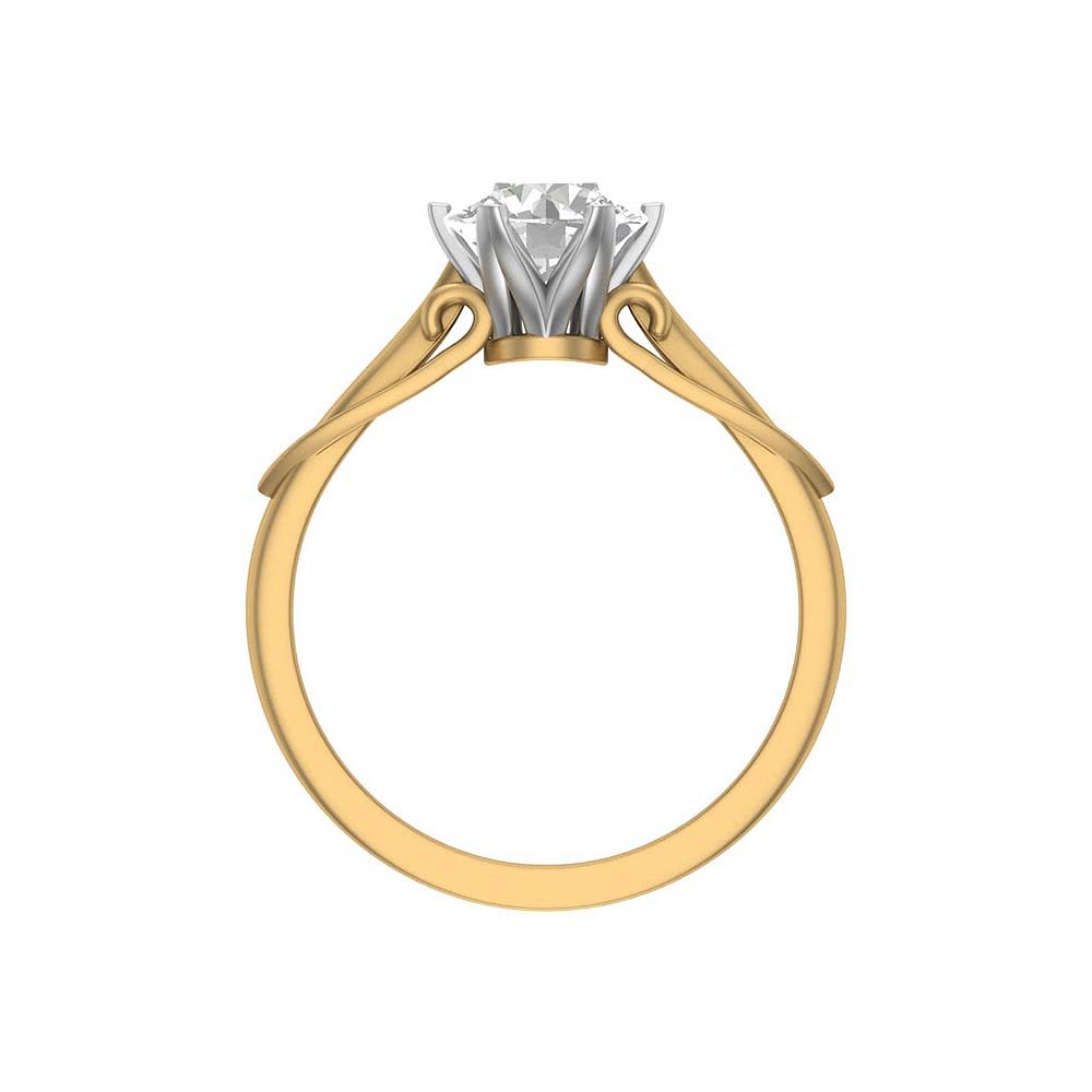 Timeless solitaire natural diamond