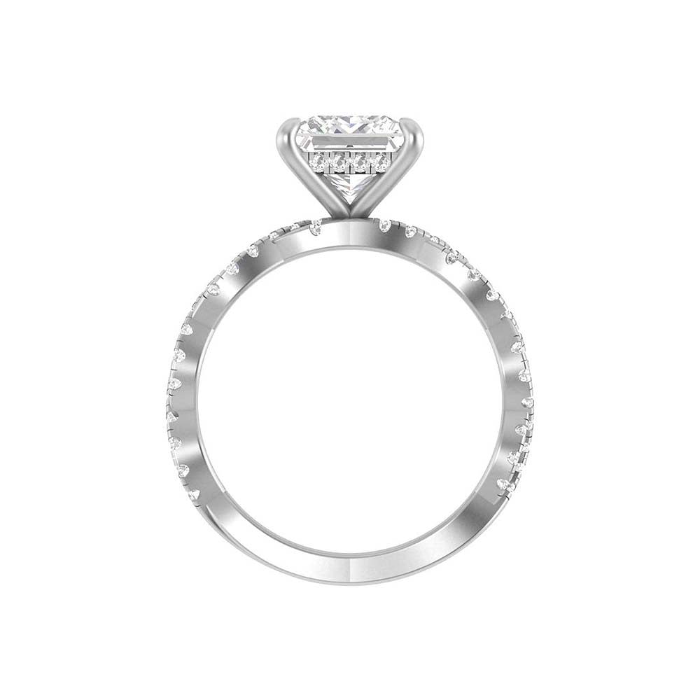Princess cut 2ct Lab diamond