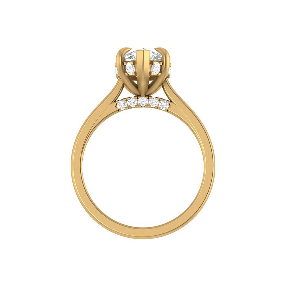 Stunning 5ct Lab Marquise cut engagement ring