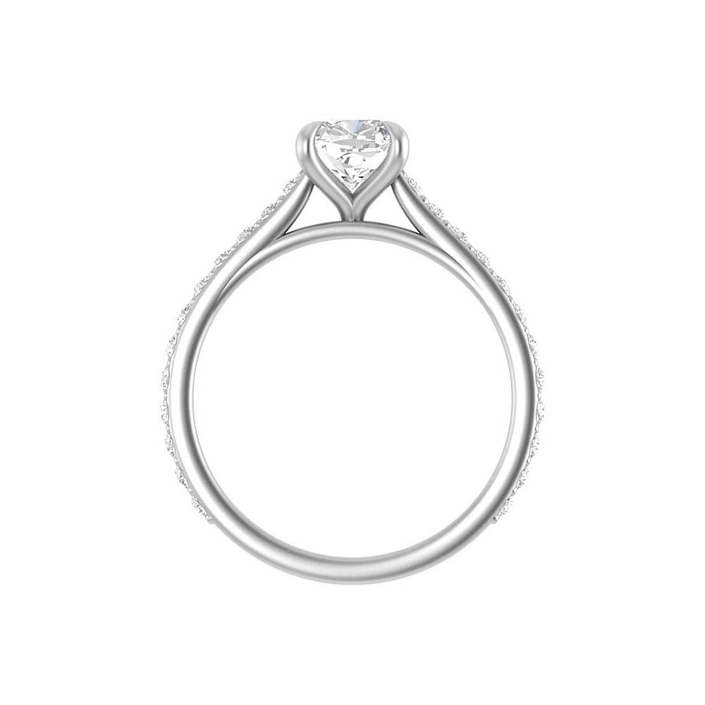 Cathedral Lab Cushion cut