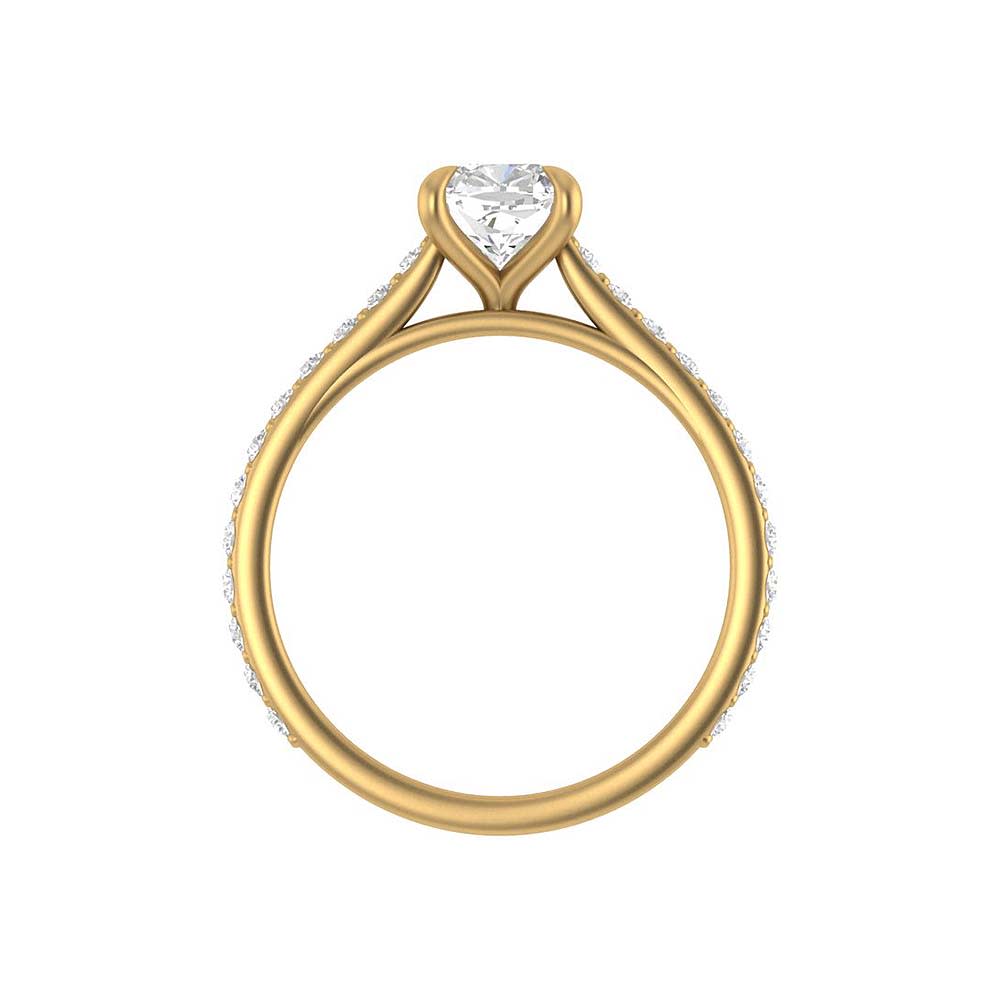 Cathedral Lab Cushion cut