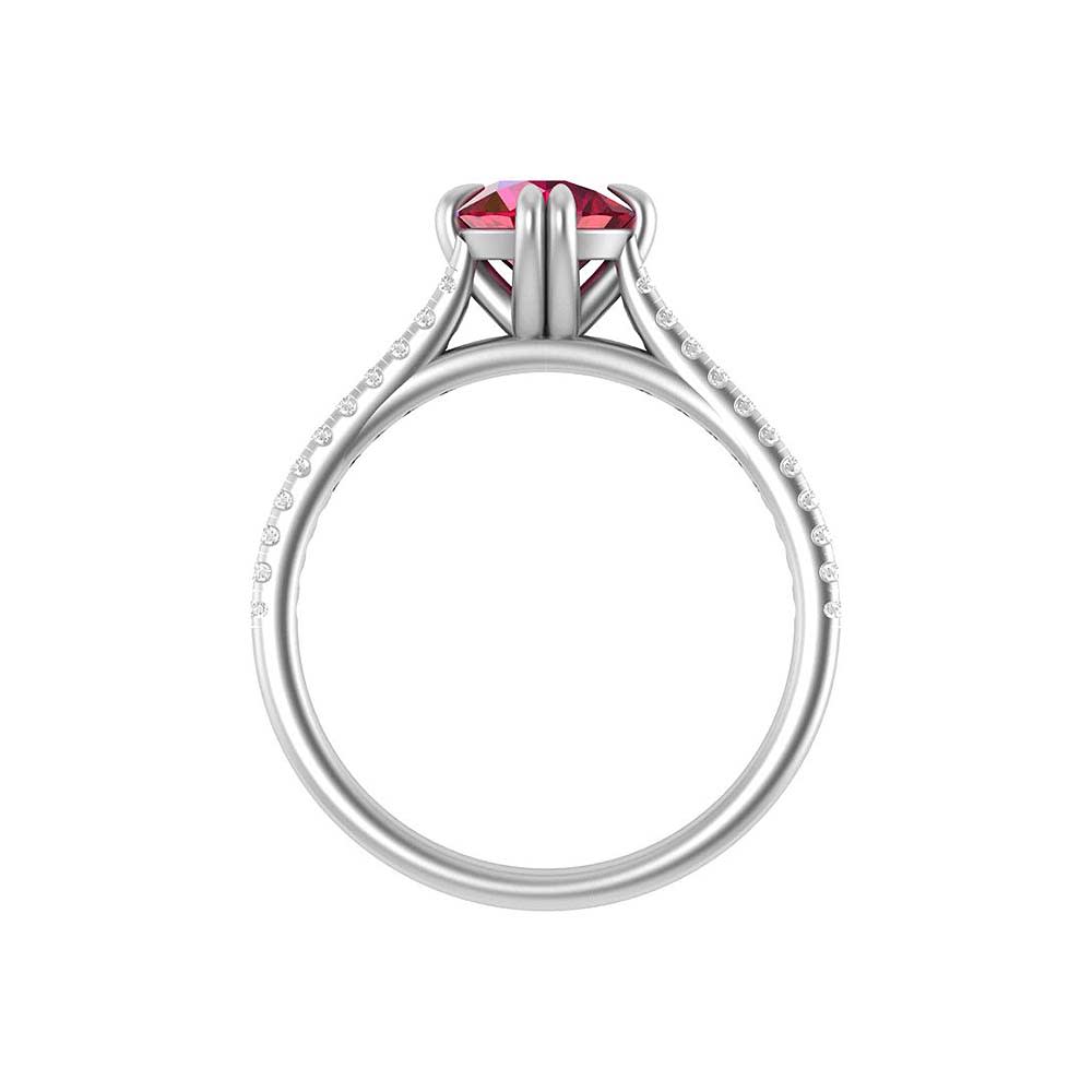 Class Better Natural ruby and diamonds